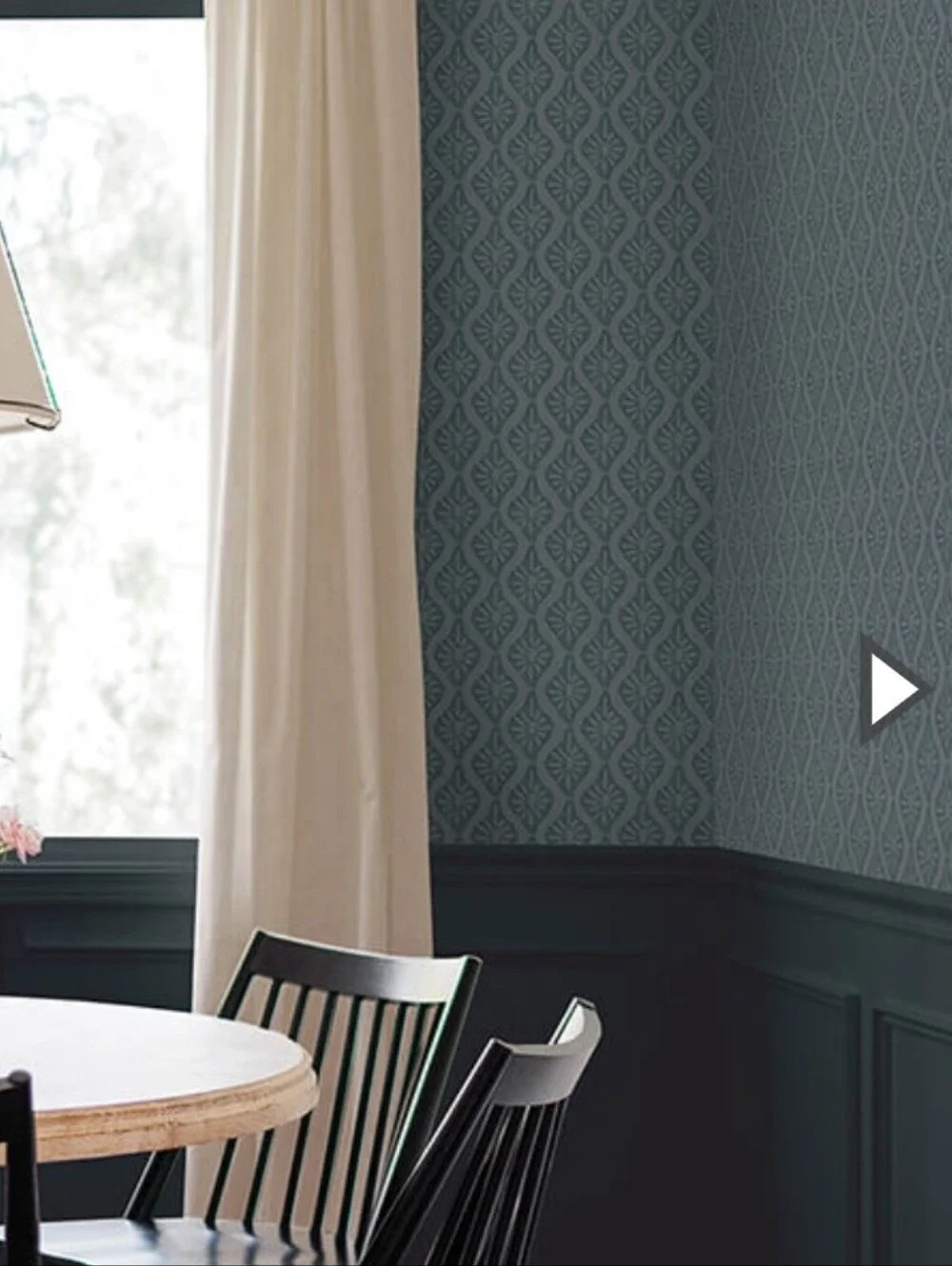NWT Wallpops  CLJ Nova Blue Smoke Peel and Stick Wallpaper